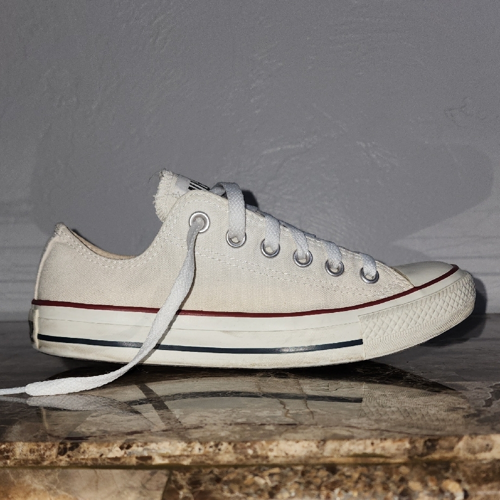 Classic White Low-Top Sneakers
